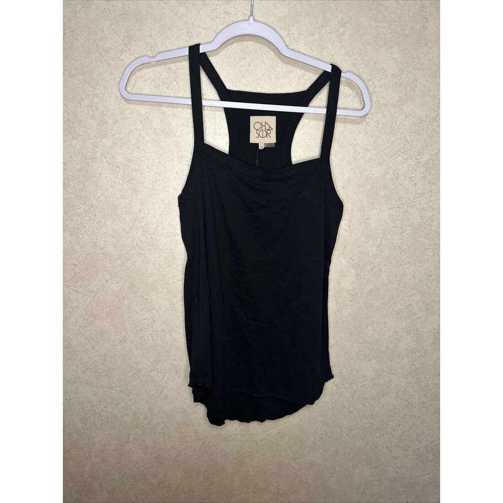 Women's CHASER Black Tank NWT Sz M